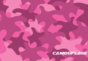 Pink Camo Pattern Vector - vector gratuit #199865 