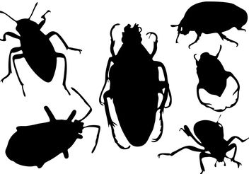 Free Bug Silhouette Vector - Free vector #200395