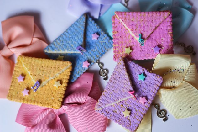 Cookies With A colorful Bows - image #201015 gratis