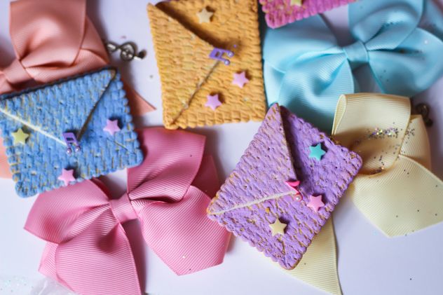 Cookies With A colorful Bows - image #201025 gratis