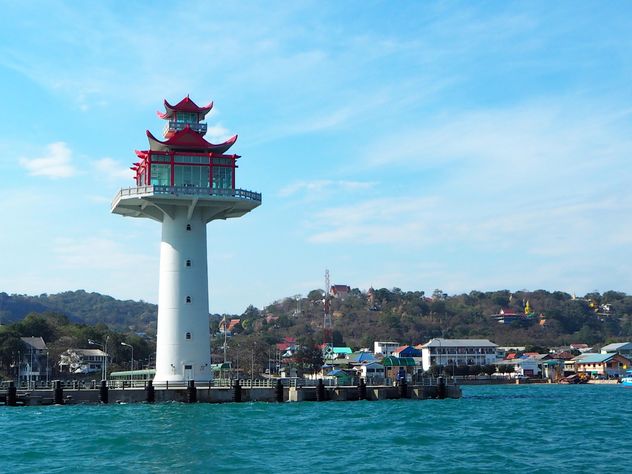Lighthouse at Sichang Island. - Free image #201495