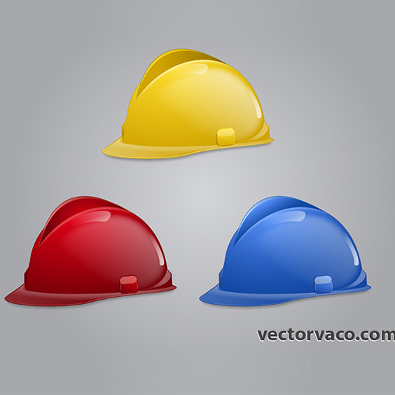 Free Vector Construction Hats - Free vector #202605