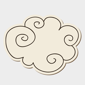 Free Vector Of The Day #155: Doodle Cloud - Free vector #203245