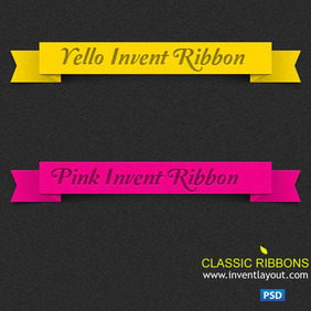 Invent Classic Ribbons - бесплатный vector #204115