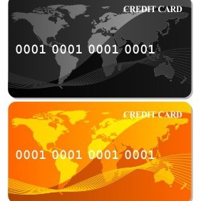 Gold Credit Card - Kostenloses vector #205045