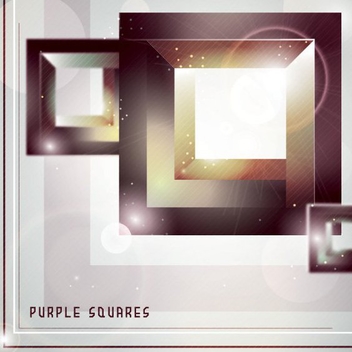 Purple Squares - vector #205765 gratis