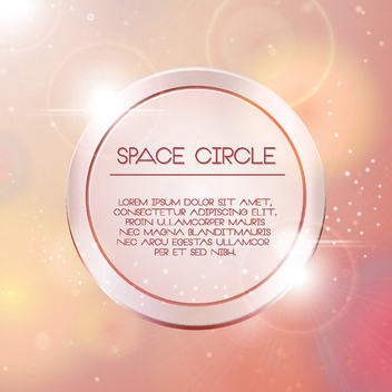Space Circle - vector #207245 gratis