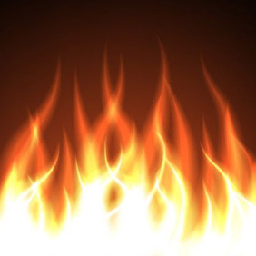 Burning Flames - vector #208575 gratis