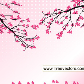 Blossom Tree Vector - vector #209265 gratis
