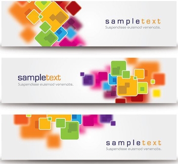 Abstract Minimalist Banners - Free vector #210545