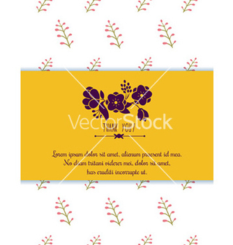 Free floral and decorative background with text vector - Free vector #211115