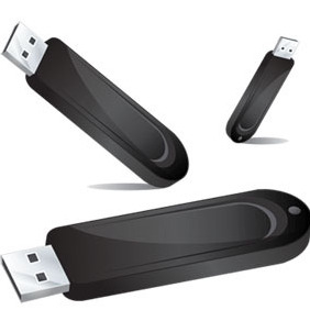 Free USB Flash Drive Vector - бесплатный vector #211405