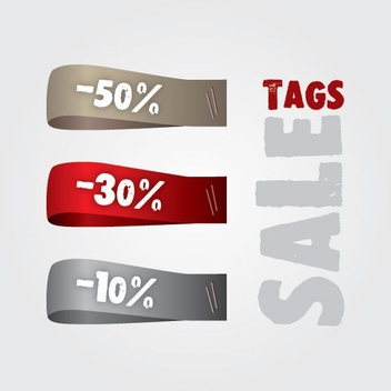 Sale Tags - Free vector #212925