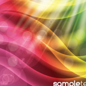 Coloreful Background With Abstract Shinning Line - vector gratuit #215185 