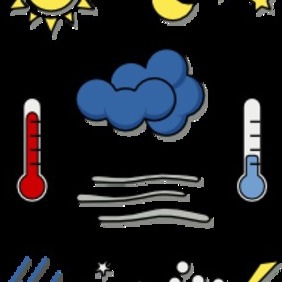 Weather Chart Symbols - бесплатный vector #216905