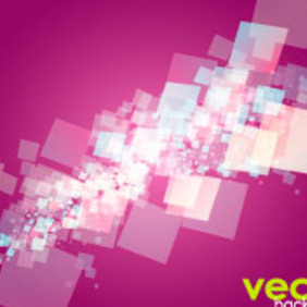 Red Square Design Vector Background - бесплатный vector #217485