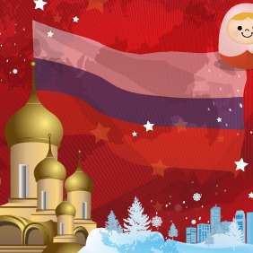 Russian Background - Free vector #217925