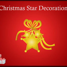 Christmas Star Decoration - vector #219235 gratis