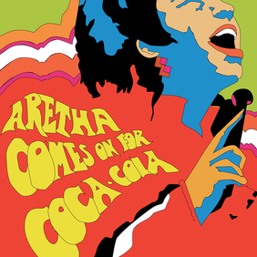 Aretha Franklin Coca-Cola Poster - бесплатный vector #219535