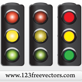 Traffic Signal Vector - Free vector #220805