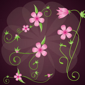 Floral Vector Arts - vector gratuit #220835 