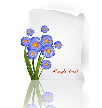 Free floral background vector - vector #224735 gratis