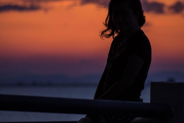 Silhouette at sunset - Free image #271865