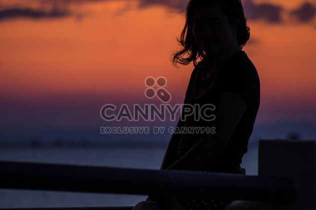 Silhouette at sunset - Kostenloses image #271865