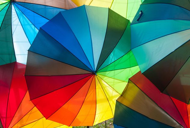 Rainbow umbrellas - image gratuit #273145 