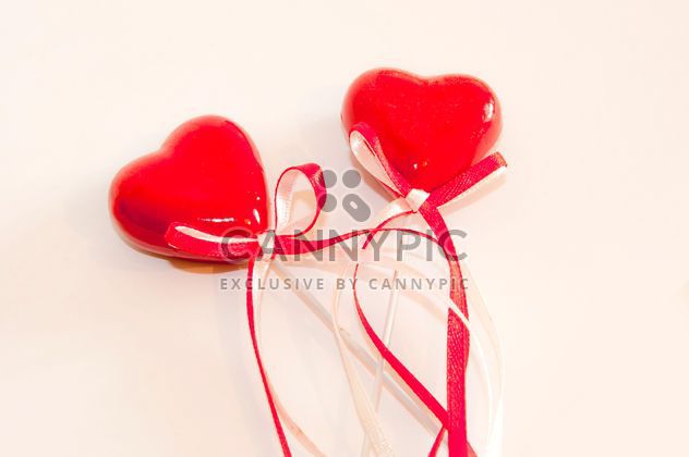 two red hearts - image #273195 gratis