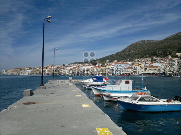 Fishing Boats at the Samos harbor - image gratuit #273585 