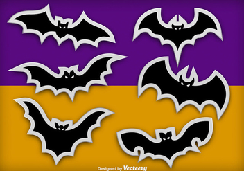Bats stickers - бесплатный vector #274595