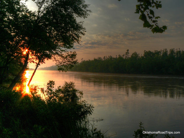 North Canadian River Morning - image #284445 gratis