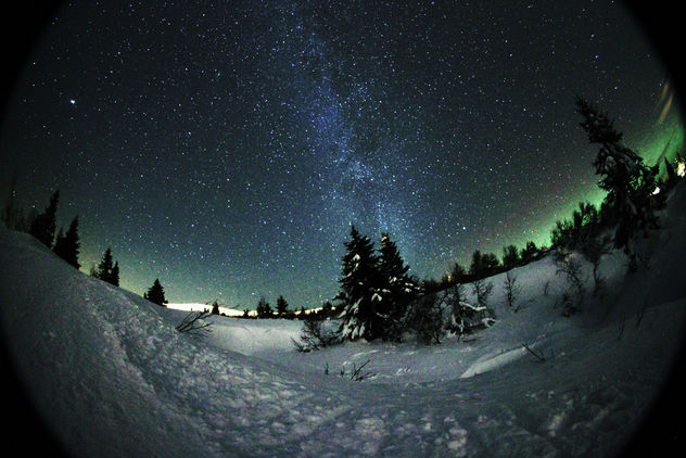 Milkyway as seen from Trysil shot with samyang 8mm fisheye - Free image #285895