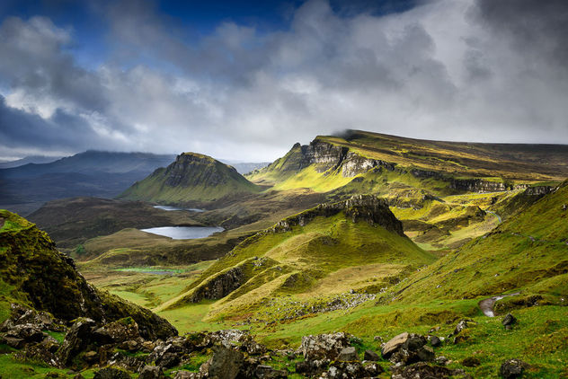 Blue is coming in Quiraing - Free image #293615