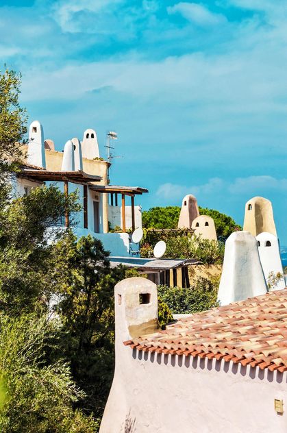 Roofs of buildings in Porto Cervo, Sardinia, Italy - image gratuit #297495 