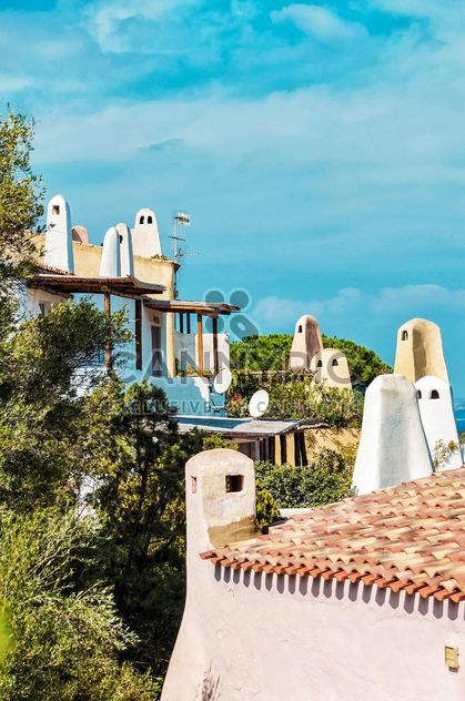 Roofs of buildings in Porto Cervo, Sardinia, Italy - Free image #297495