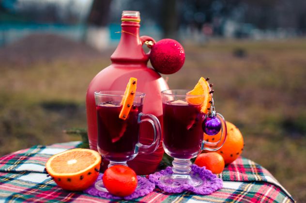 hot mulled wine in beautiful glasses - Free image #297525