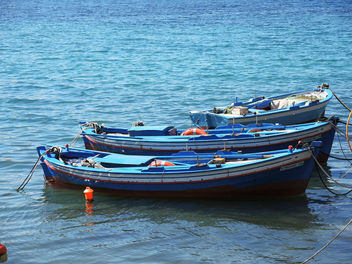 Greece (Lesvos Island) Blue boats - image #299245 gratis