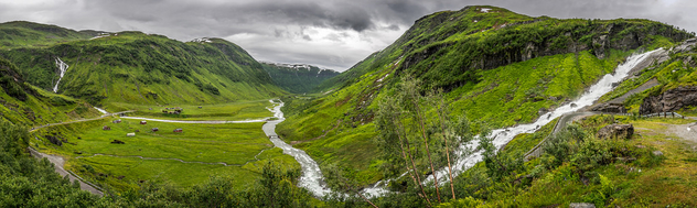 Sendefossen - Myrkdal, Norway - Landscape photography - Free image #300385