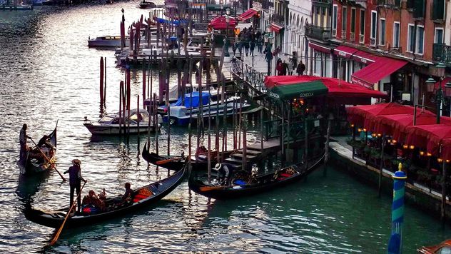 Gondola boats in Venice - image gratuit #301425 