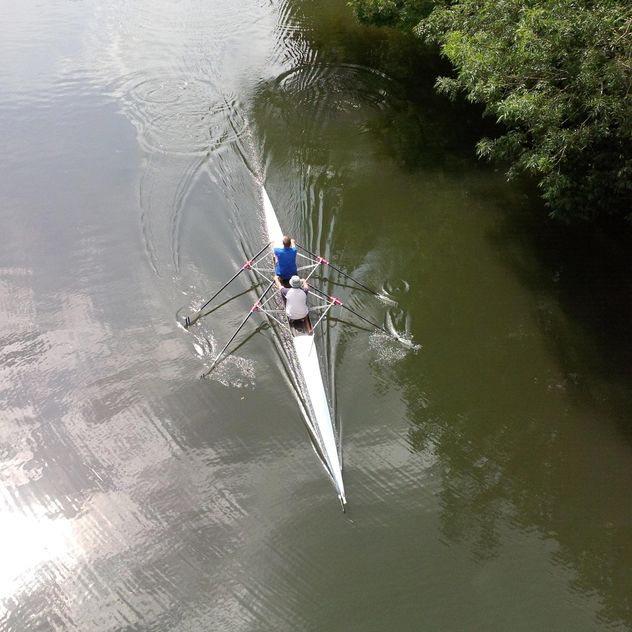 Rowers on the river Avon - image #301435 gratis