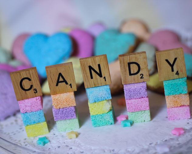 candy colorful sugarcubes - image gratuit #302355 