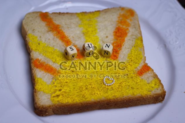 Painted toast bread - Free image #302515