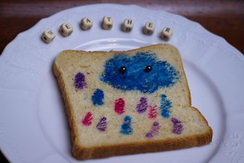 Painted Toast Bread - Kostenloses image #302535