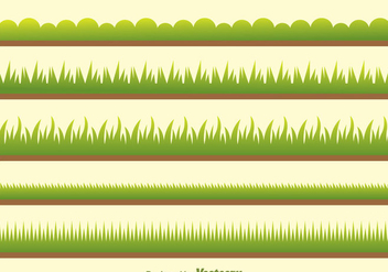 Vector Green Grass On Field - бесплатный vector #303915