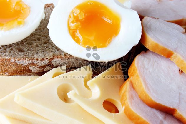 Ham eggs and cheese - image gratuit #304025 