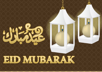 Eid Al Fitr Lamps - бесплатный vector #304255