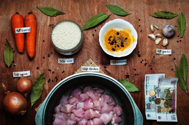Ingredients for pilaf with chicken - image #305395 gratis
