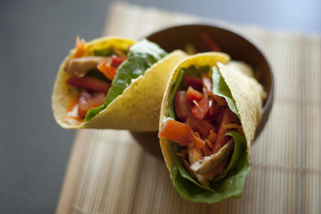 Chicken roll with vegetables & goat cheese - image #317085 gratis
